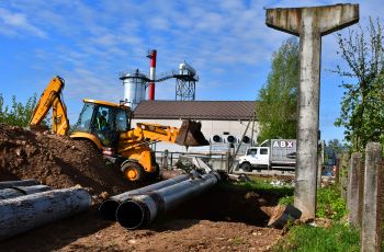 Intensīvi turpinās būvdarbi Tvaika ielas projektā